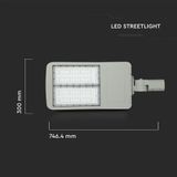 LED Straatlantaarn - Samsung - 140lm/w - IP65 - Grijs - 150W- 21000 Lumen - 5700K