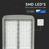 LED Straatlantaarn - Samsung - 140lm/w - IP65 - Grijs - 150W- 21000 Lumen - 5700K