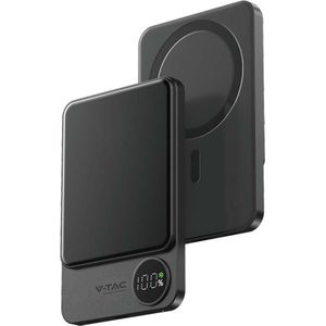 Magnetische Power Bank - Draadloos - Space Grey - 5000mAh
