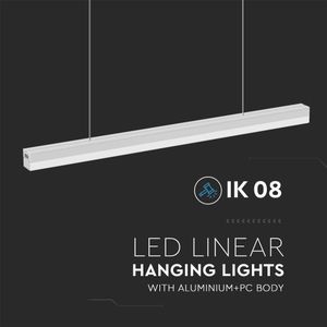 Lineaire lampen met wit oppervlak - IP20 - 40W - 4300 Lumen - 4000K