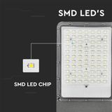Straatlantaarn op zonne-energie - IP65 - 3500 Lumen - 6500K