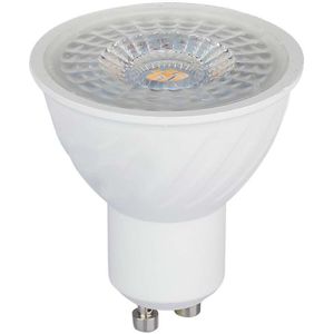 V-TAC VT-247D-N GU10 Dimbare LED Spots - Lens 110° - Samsung - IP20 - Wit - 6W - 445 Lumen - 6500K - 5 Jaar