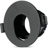 GU10 Fitting - Zwart - Aluminium en Polycarbonaat - Voor GU10 Lampen tot 35W