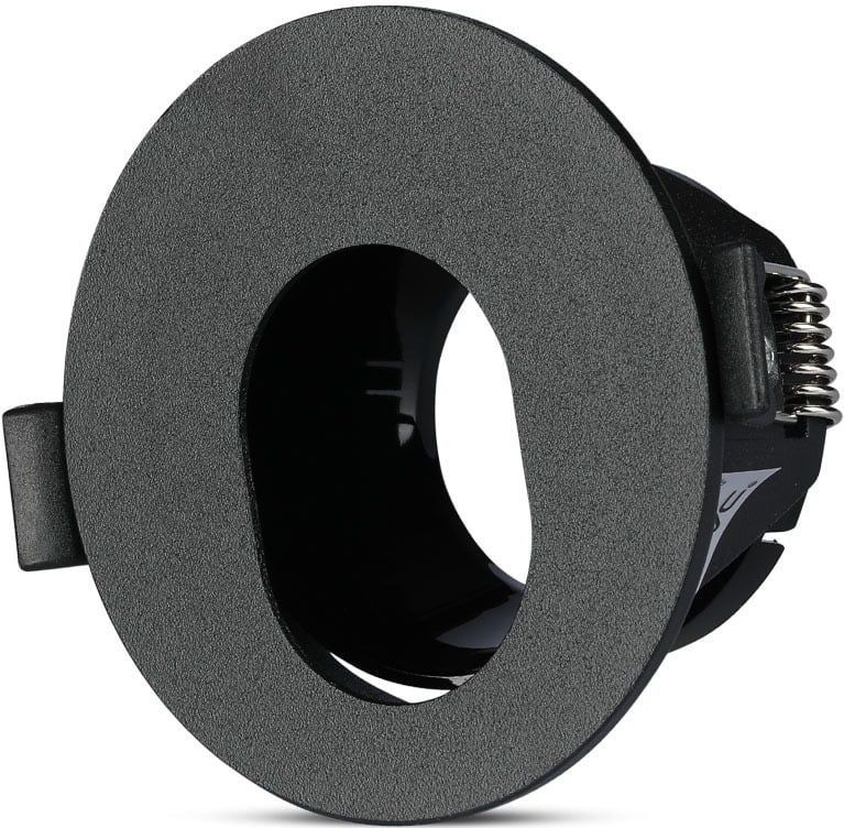 GU10 Fitting - Zwart - Aluminium en Polycarbonaat - Voor GU10 Lampen tot 35W