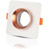 V-TAC - VT-862-MRW - LED Inbouwspot - Wit - Mat Roségoud - GU10 - IP20