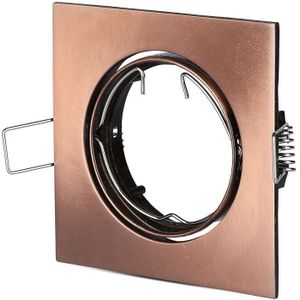 LED Spots - Inbouwarmatuur - GU10 - IP20 - Brons
