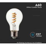 LED - Spiral Filament - Warm Wit - E27 - 4W - 300 Lumen