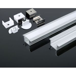 V-tac Led-strip Profiel Vt-8115 200 Cm Aluminium Zilver/matwit