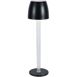 Tafellampen - Oplaadbare Tafellampen - IP20 - Zwart - 3 Watt - 310 Lumen - 3000K