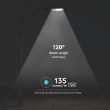 LED Slim Straatlantaarn - Samsung - IP65 - Grijs - 50W - 6850 Lumen - 6500K