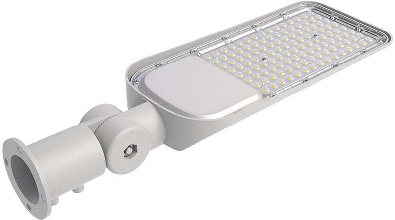 LED Regelbare Straatlantaarn - Samsung - 135lm/w - IP65 - Grijs - 100W - 11480 Lumen - 6500K