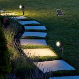 V-tac VT-11031 2x1.2W Solar LED spikes - Inclusief paneel - 3000K - IP65 - Zwart
