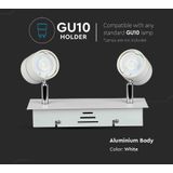 Track Fitting - Lampfitting - Wit - Aluminium - Geschikt voor GU10 lampen