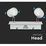 Track Fitting - Lampfitting - Wit - Aluminium - Geschikt voor GU10 lampen