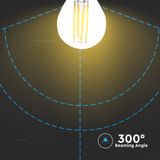LEDXpr - G45 LED Filament Bulb - Warm Wit Licht - E27 - 6W - 800 Lumen