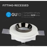 Armatuur - Wit Gips - Mat Rose Gold - Chroom - Zwart - GU10 Fitting