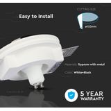 Armatuur - Wit Gips - Mat Rose Gold - Chroom - Zwart - GU10 Fitting