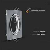 Armaturen - GU10 Fitting - Chroom - 2 Stuks - Duurzaam Ferrum