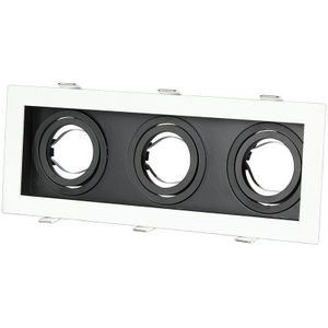 Spotjes - Wit - Aluminium - 3xGU10 Fitting - Modern Ontwerp