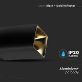 Lamp - GU10 Fitting - Zwart - Aluminium - Voor Binnengebruik