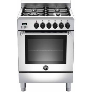 Bertazzoni AM64C61CX-19 fornuis 4-pits gas fornuizen - rvs  zuinig energieklasse A - 60 cm breed gasfornuis | 8054309