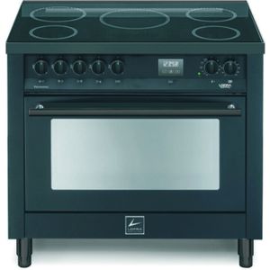 Lofra MXDI190.50 Full Black fornuis 5-pits inductie fornuizen - kleur zwart zuinig energieklasse A - 90 cm breed inductiefornuis |