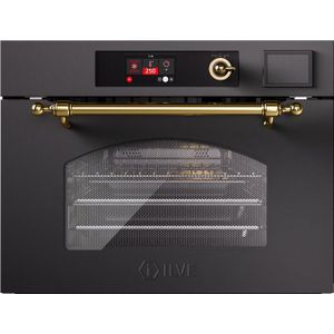 ILVE 645SNHSW/MGG inbouw combi-stoomoven met magnetron grafiet
