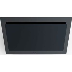 Novy 7838 wand afzuigkap zwart randafzuiging, 90 cm. breed | .