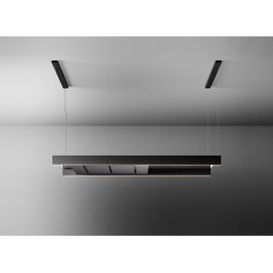 Falmec LIGHT180BL eiland afzuigkap zwart, 180 cm. breed zuinig energieklasse B | .