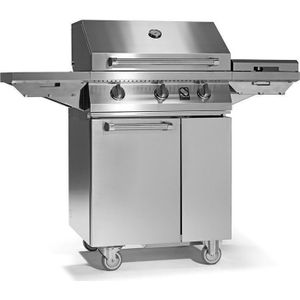STEEL SWING 70 W7C-3 vrijstaand barbecue rvs (roestvrijstaal)