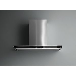 Falmec LUMIN90E3BL NRS eiland afzuigkap zwart, 90 cm. breed zuinig energieklasse C | .