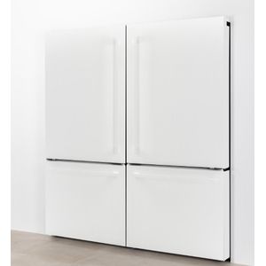 ioMabe ICO19JSPR 3WM-CWM Twin Amerikaanse koelkast mat wit met icemaker voor ijsblokjes, No-Frost
