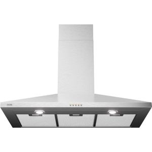 Etna AP490RVS wand afzuigkap rvs (roestvrijstaal), 90 cm. breed zuinig energieklasse C | .