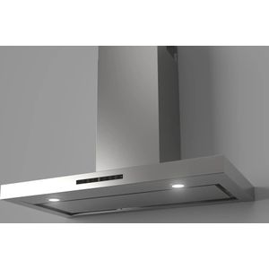 Stoves LEVEL 1100 RVS wand afzuigkap rvs (roestvrijstaal) randafzuiging, 110 cm. breed zuinig energieklasse C | .