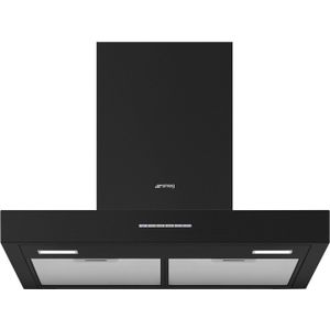Smeg KBT600MB wand afzuigkap mat zwart, 60 cm. breed zuinig energieklasse A | .
