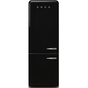 Smeg FAB38LBL6 retro jaren 50 koelkast zwart, No-Frost | .