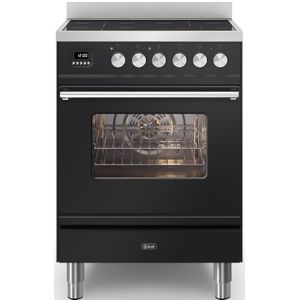 ILVE PI064WE3/BK fornuis 4-pits inductie fornuizen - kleur zwart zuinig energieklasse A+ - 60 cm breed inductiefornuis |