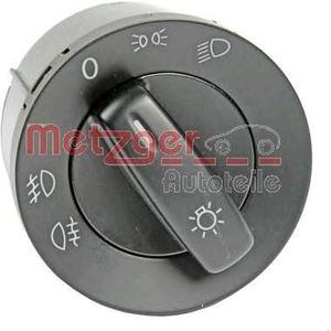 METZGER Schakelaar, hoofdlicht VW 0916311 1K0941431BDREH,1K0941431Q,1K0941431QREH 1T0941431AA,1K0941431AJ,1K0941431AJREH,1K0941431BD