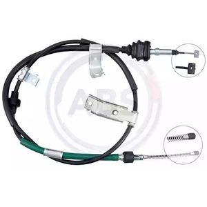 A.B.S. Handremkabel HONDA K15005 47560S10E01