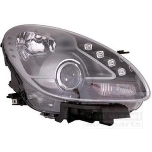 VanWezel 0113962 - Koplamp Rechts met Knipperlicht - Voor Alfa Romeo Giulietta - Grijs Fumé