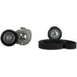 GATES Poly-V-riem set OPEL,CHEVROLET,VAUXHALL K046PK1718 T36775,T38498,6PK1718 Multiriemset