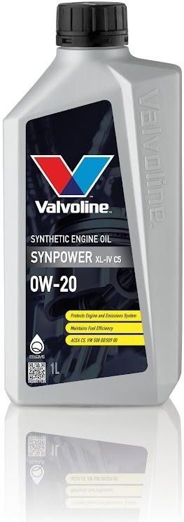 Valvoline - SynPower XL-IV C5 - Motorolie - 1 liter - Viscositeit 0W-20