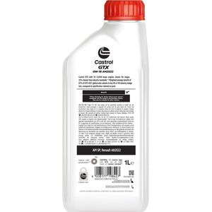Castrol - GTX - Motorolie - 0W-16 - 1L - Synthetische Technologie