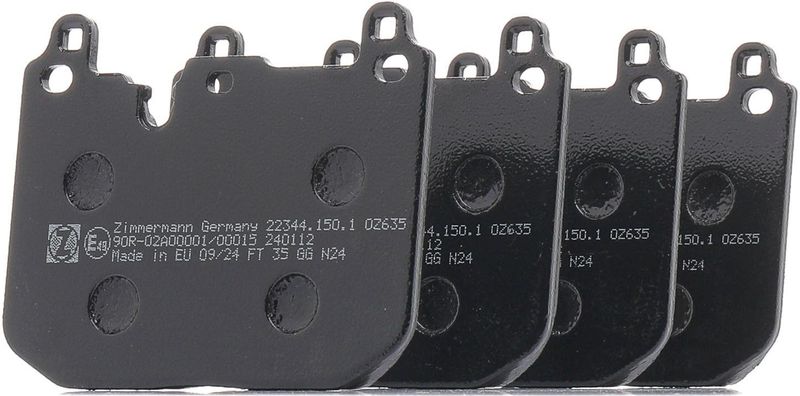 ZIMMERMANN Remblokkenset MINI 22344.150.1 34106860020,34106884224