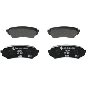 ATE - Remblokkenset - Achteras - 123 mm - 45 mm - 17 mm