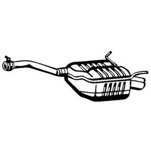 VEGAZ Einddemper MERCEDES-BENZ MS-386 2034905721 Uitlaat,Uitlaatdemper,Achterdemper,Uitlaat demper,Uitlaatsysteem,Knaldemper