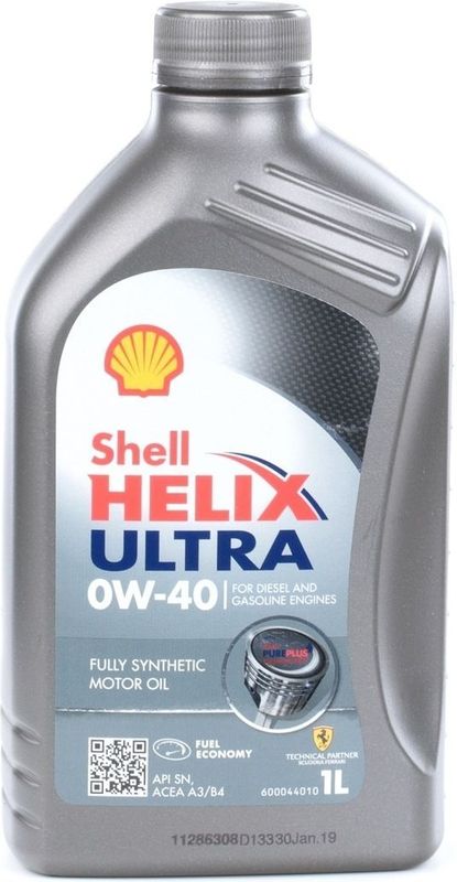SHELL - Helix Ultra - Motorolie - 0W-40 - 1 liter - API SP, ACEA A3/B4