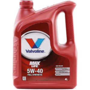 Valvoline - MaxLife - Motorolie - 5W-40 - 4 Liter - Geschikt voor VW, MERCEDES-BENZ, OPEL