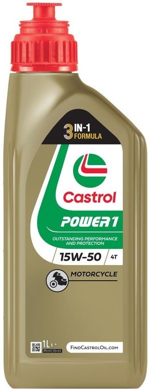Motul - Power 1 - Motorolie - 15W-50 - Fles 1L