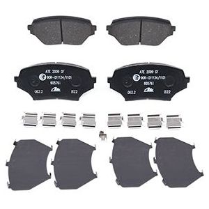 Remblokken Set - Mazda Ate 13.0460-5761.2 - Set van 4 Remblokken per As - Voor